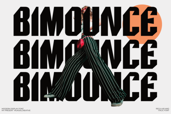 Bimounce: A Modern Display Font