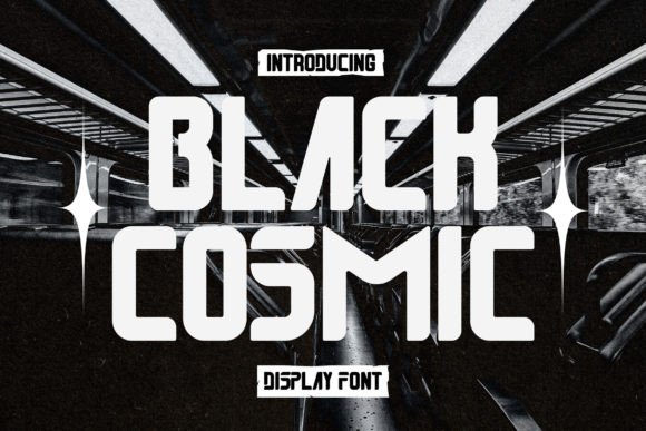 Black Cosmic Font for Bold Campaigns