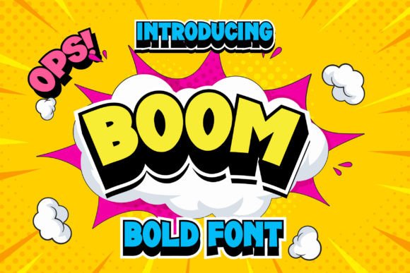 Boom Pow Font for Bold Web Design