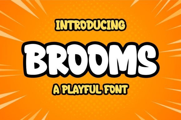 Brooms Font for Web Design