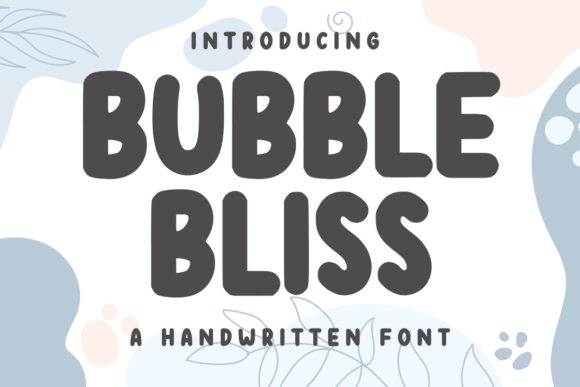 Bubble Bliss Font for Creative Projects