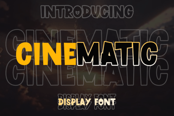 Cinematic: A Fun Display Font