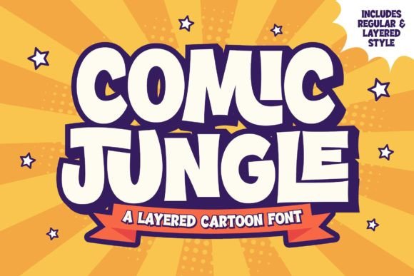 Comic Jungle Font for Creative Makers