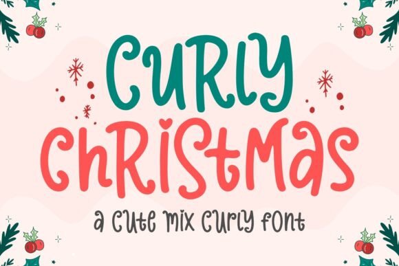 Curly Christmas Font