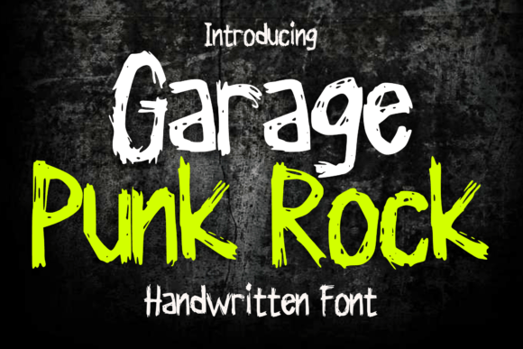 Garage Punk Rock Font for Bold Branding