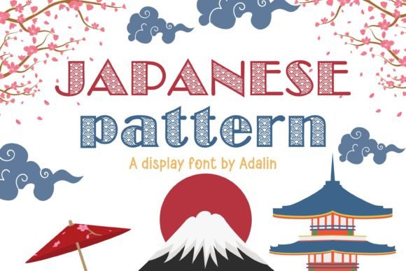 Japanese Pattern Font