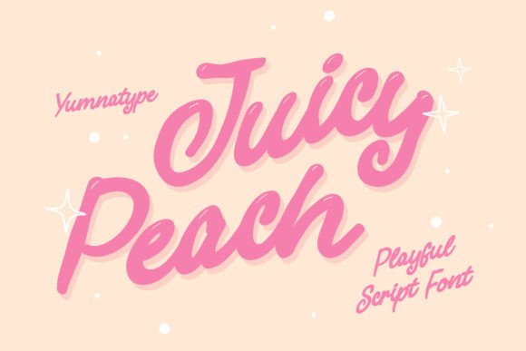 Juicy Peach Font Review