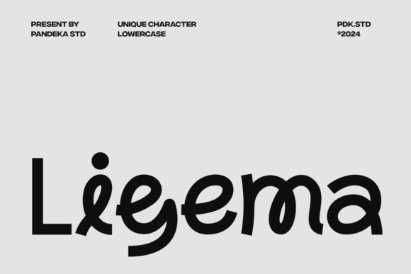 Ligema: A Bold Display Font for Business Branding
