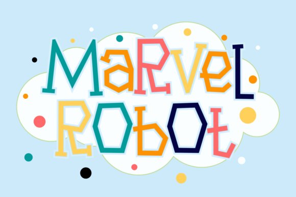 Marvel Robot Font for Playful Branding
