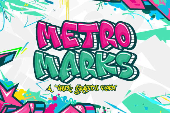Metro Marks Font for Bold Campaigns