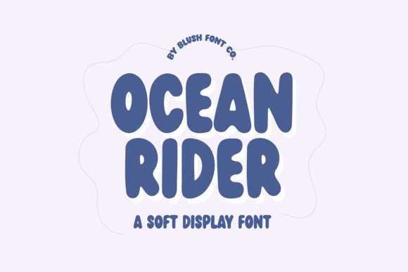 Ocean Rider Font: Bold & Soft Display