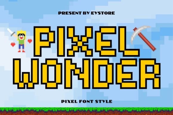 Pixel Wonder Font for Bold Campaigns