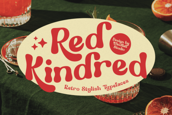 Red Kindred Font for Bold Branding