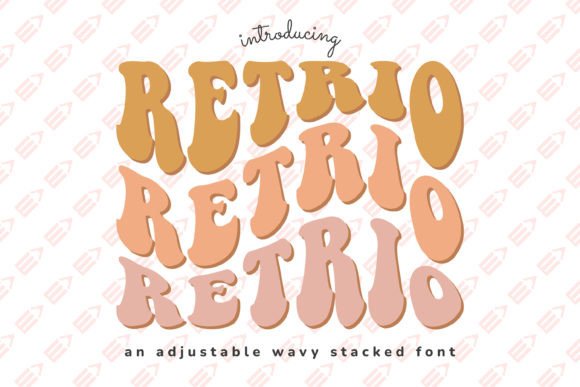 Retrio Font: Nostalgic Display Type