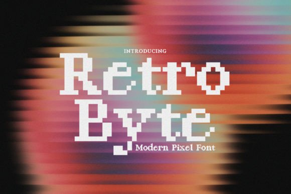 Retro Byte: A Nostalgic Display Font