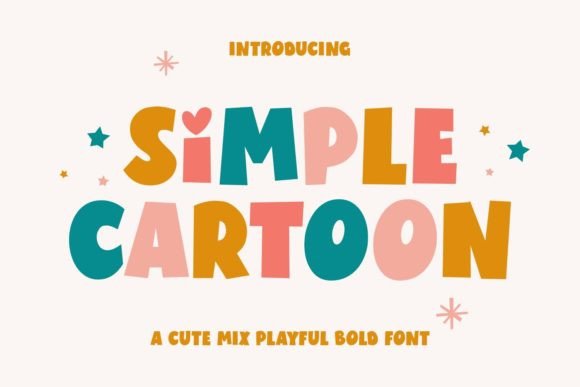 Simple Cartoon Font for Business