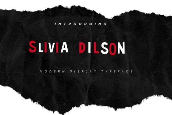 Slivia Dilson: A Joyful Display Typeface