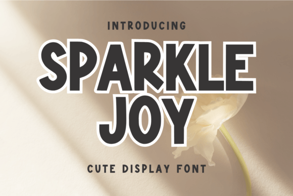 Sparkle Joy Font for Business Branding