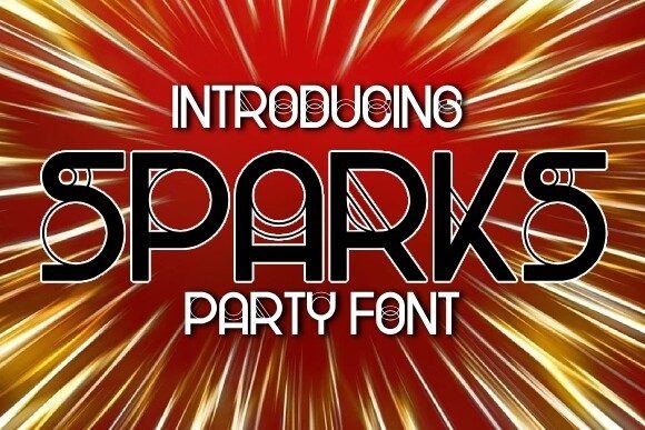 Sparks: A Retro Font for Business Brilliance