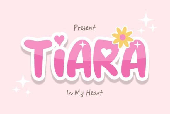 Tiara: A Fun Display Font for Creative Brands
